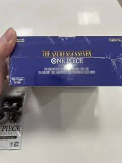 ONE PIECE CARD GAME THE AZURE SEA'S SEVEN BOOSTER BOX OP14 ENGLISH Sealed &promo - Image 2