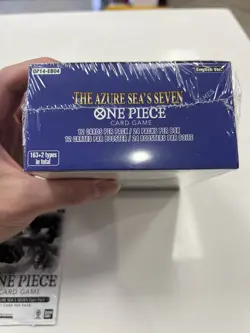 ONE PIECE CARD GAME THE AZURE SEA'S SEVEN BOOSTER BOX OP14 ENGLISH Sealed &promo - Image 3