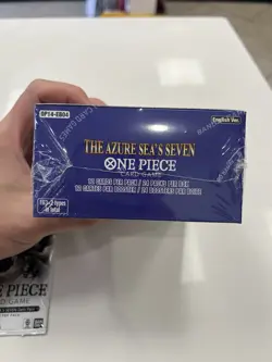 ONE PIECE CARD GAME THE AZURE SEA'S SEVEN BOOSTER BOX OP14 ENGLISH Sealed &promo - Image 5