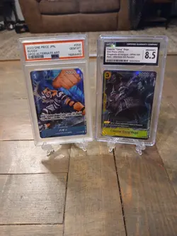 One Piece PSA 10 Buggy ALT ART and CGC 8.5 CAPONE GANG - Image 1