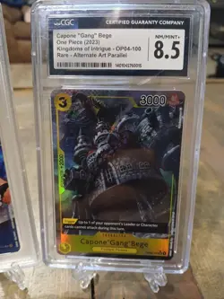 One Piece PSA 10 Buggy ALT ART and CGC 8.5 CAPONE GANG - Image 3