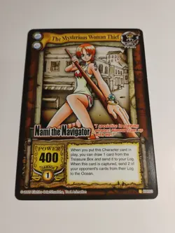 Nami The Mysterious Woman Thief Vintage One Piece Quest Begins Non Foil 2005 NM - Image 1