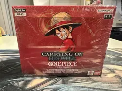 One Piece TCG - Carrying On His Will Booster OP13 Booster Box Factory Sealed - Image 1