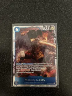 One Piece Card Game Monkey.D.Luffy SR OP02-062 Paramount War English - Image 1