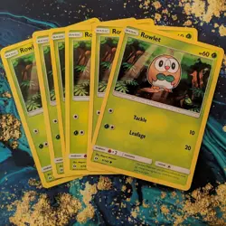 [LOT of 6] Rowlet (9/149) Sword Shield 2016 - Non-Holo Pokemon Card - Near Mint - Image 1