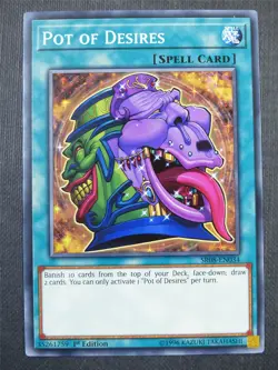 Pot of Desires SR08 - 1st ed Yugioh Card #36I - Image 1