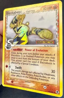 Electabuzz Delta Species 29/101 EX Dragon Frontiers Pokemon Card Reverse Holo Hp - Image 3