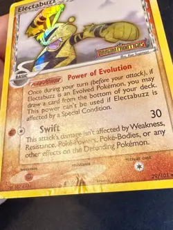 Electabuzz Delta Species 29/101 EX Dragon Frontiers Pokemon Card Reverse Holo Hp - Image 4