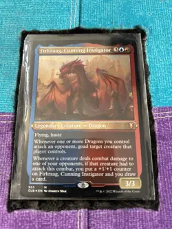 Firkraag, Cunning Instigator THICK CARD Foil MtG Battle 4 Baldurs Gate Com #933 - Image 3