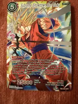 Dragon Ball Super Card Game - TB2-002 SPR - Supreme Showdown Son Goku - Image 1
