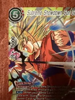 Dragon Ball Super Card Game - TB2-002 SPR - Supreme Showdown Son Goku - Image 2