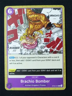 Brachio Bomber ST04-015 Super Pre-Release Promo - One Piece Card #91C - Image 1