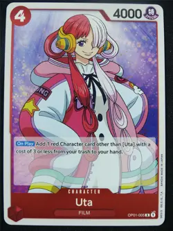 Uta OP01-005 R Foil - One Piece Card #9T - Image 1