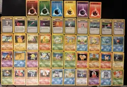 Base Set Pokemon Cards Bundle x 46 Good Condition 1999 WOTC - Image 2