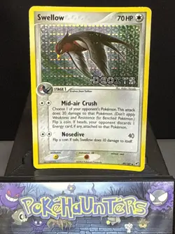 Pokemon Card Swellow 49/107 Stamped Reverse Holo EX Deoxys Played - Image 1