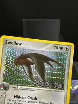 Pokemon Card Swellow 49/107 Stamped Reverse Holo EX Deoxys Played - Image 3