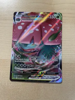 Venusaur VMAX SWSH102 SWSH: Sword & Shield Promo Cards Holo - Image 1