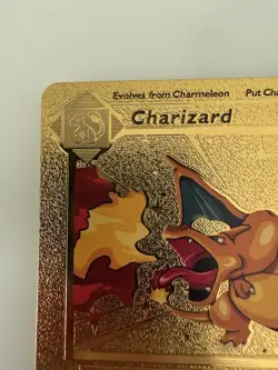 Charizard Gold Foil Pokemon Card 4/102 N/mint Fresh out of the box - Image 4