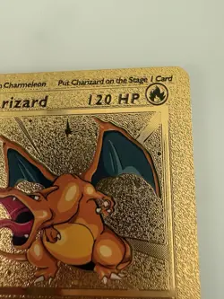 Charizard Gold Foil Pokemon Card 4/102 N/mint Fresh out of the box - Image 5