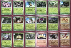 POKEMON x165 SURGING SPARKS COMPLETE REVERSE HOLO CARD SET - Image 3