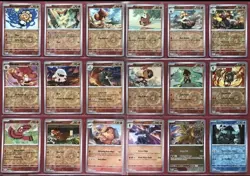 POKEMON x165 SURGING SPARKS COMPLETE REVERSE HOLO CARD SET - Image 4