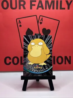 Psyduck #54 Topps Series 1 Holo Black Logo Pokemon Card - Image 1