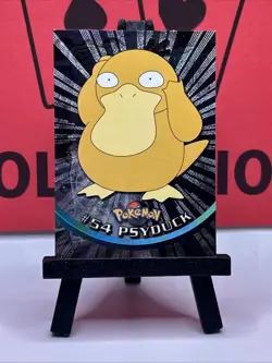 Psyduck #54 Topps Series 1 Holo Black Logo Pokemon Card - Image 2