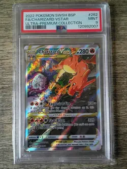 Charizard VSTAR SWSH262 SWSH: Sword & Shield Pokemon Promo Card PSA 9 - Image 1