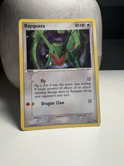 Rayquaza POP Series 1 Cosmos Holo 3/17 Raw Card Pokemon TCG - Image 1