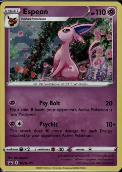 Espeon - SWSH174 Promo SWSH: Sword & Shield Promo Cards SWSH174 NM - Image 1