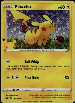 Pikachu - (General Mills) Holofoil SWSH039 Promo Miscellaneous Cards - Image 1