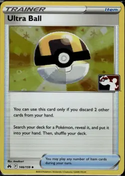 Ultra Ball Holofoil 146/159 Uncommon Prize Pack Series Cards Near Mint - Image 1