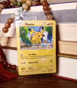 Build-a-Bear Pikachu Pokemon Promo Trading Card, Sealed - Image 1