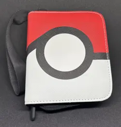 Small 3-Ring Pokemon Binder for Trading Cards - Unused Pokemon TCG Zipper - Image 1