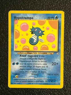 US SHIPPING Hypotrempe 62/111 French Neo Genesis Set WOTC Pokemon Card - Image 1
