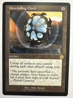 Unwinding Clock - MTG The Brothers' War: Retro Frame Artifacts (BRR) - Image 1