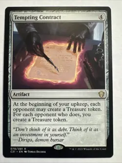 Tempting Contract - MTG Commander 2021 Regular - Image 1