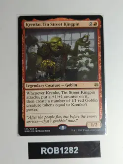 Krenko, Tin Street Kingpin War of the Spark Regular - Image 1