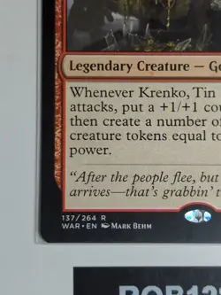 Krenko, Tin Street Kingpin War of the Spark Regular - Image 2