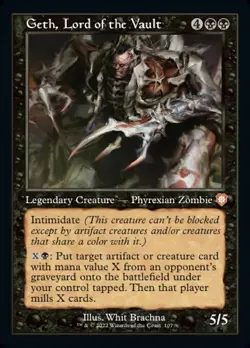 MTG Commander Brothers War M Geth Lord of the Vault #107 - Image 1