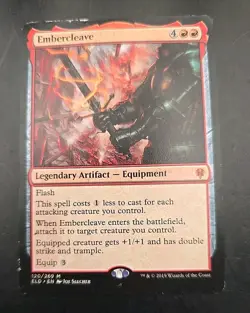 Embercleave Throne of Eldraine MTG Regular Heavily Played - Image 1
