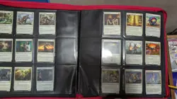 Magic the Gathering partial set of Ixalan and Rivals of Ixalan in binder - Image 1