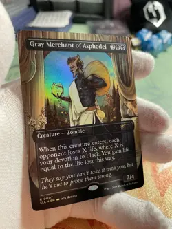 Gray Merchant of Asphodel MTG-Secret Lair- Encyclopedia of Magic -Foil- NM 🍷✨ - Image 1