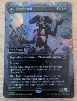 Sheoldred / The True Scriptures Serialized #392 March of the Machines Mythic - Image 1