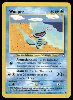 Wooper #082/111 Pokemon Neo Genesis - Image 1
