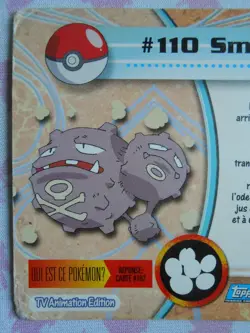 SMOGOGO #110 - TOPPS TV ANIMATION EDITION 1999 - CARTE POKEMON - TRES BON ETAT - Image 5