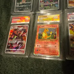 6x Ace 10 Slab Bundle Pokemon TCG English, Japanese charmander,marshadow,magby - Image 3