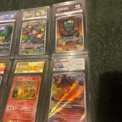 6x Ace 10 Slab Bundle Pokemon TCG English, Japanese charmander,marshadow,magby - Image 4