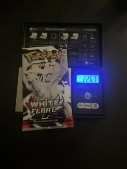 Heavy! 22.67g Pokemon TCG SV10.5 White Flare Booster Pack Sealed! - Image 1