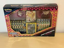 Pokemon TCG Shiny Zamazenta Crown Zenith Premium Figure Collection SEALED - Image 1